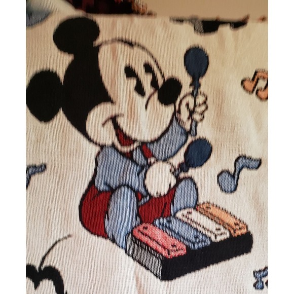 NWOT Baby Mickey & Co - Blanket Throw - Baby Disney characters with instruments! - Picture 5 of 11